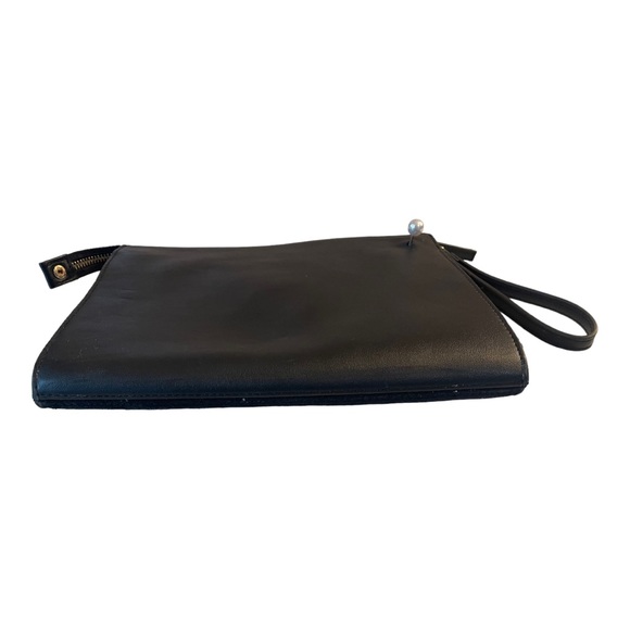 White House Black Market Black Wristlet Purse - Picture 3 of 6